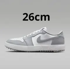 NIKE AIR JORDAN 1 LOW GOLF スパイク ウルフグレー①