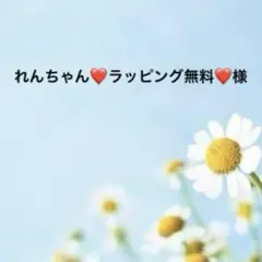 れんちゃん❤️ラッピング無料❤️様