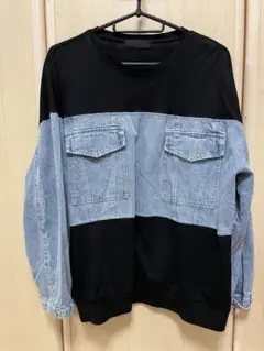 スコットクラブ　ドッキング　デニム　トレーナー