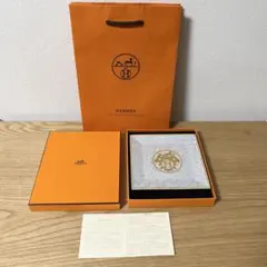 カレ No3 トレー HERMES エルメス プレート 皿 モザイク ゴールド