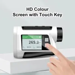 REVASRI ゴルフ用レーザー距離計 580ヤード 高精度 ホワイト