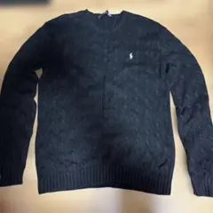 RALPH LAUREN SPORT ケーブルニット ブラック Mのサムネイル