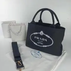 PRADA キャンバス トートバッグ ノベルティ ei@8
