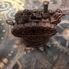 映画スチームボーイの英国軍戦車のフィギュア ブロンズカラー - メルカリ