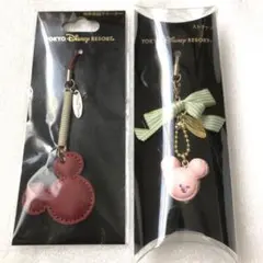 東京ディズニーリゾート ストラップ 携帯電話クリーナー マカロン セット