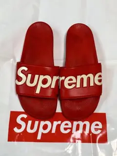 14SS Supreme サンダル 赤 US10 NIKE DUNK SB