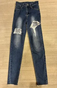 ANAP ダメージ加工 スキニーデニム