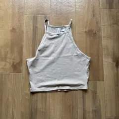 1週間で削除！底値です！H&M DIVIDED ベージュキャミソール　Mサイズ
