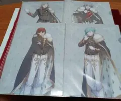 うたプリ　ベジプリ　クリアファイルセット　嶺二　蘭丸　カミュ　藍　カルナイ