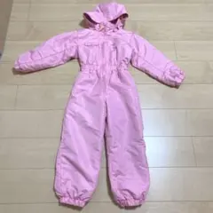 美品 INGNI ジャンプスーツ 120 スキーウェア ピンク 女の子 防寒