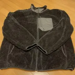 最終値下げ！フリースジャケット ジップアップ ブラック LLサイズ 古着