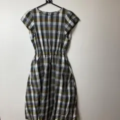 GU ワンピース　チェック