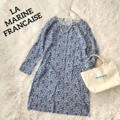 美品✨マリンフランセーズ リバティ柄 チュニックワンピース 花柄 日本製