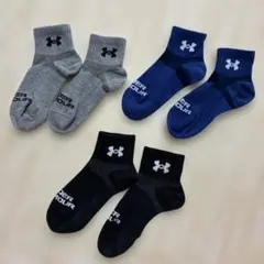 UNDER ARMOUR キッズ 靴下 3足セット(19〜21㎝)