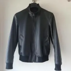 美品★ZARA★ザラ★フェイクレザーボンバーブルゾン★黒