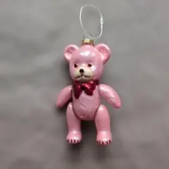アスティエ オーナメント VINTAGE PINK TOY BEAR