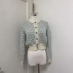 アンゴラ（うさぎ）綿ニット　韓国　SPICYCOLOR カーディガン