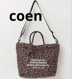 coen ロゴ刺繍キカキルトショルダーバッグ（Mサイズ） 2WAYバッグのサムネイル