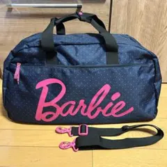 【美品】Barbie ボストンバッグ 大容量 ドラム 林間学校 旅行のサムネイル