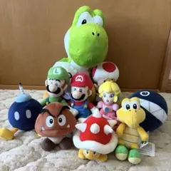 スーパーマリオ ぬいぐるみ 12体セット まとめ売り - メルカリ