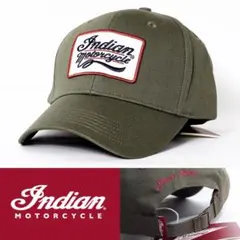 インディアンモーターサイクル 帽子 ローキャップ グリーン 2864955 US