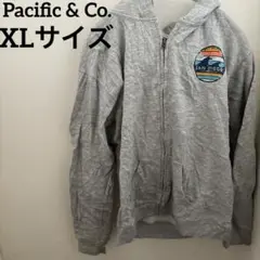 Pacific & Co. 【XL】サンディエゴ グレー パーカー スウェット