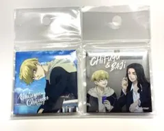 東リべ 松野千冬 場地圭介 スクエア缶バッジ