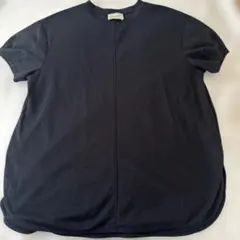 UNITED ARROWS ブラック　黒 半袖Tシャツ　バルーンスリーブ　フリー
