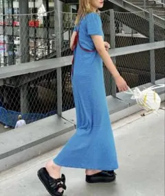 【HELLO.SANFRANCISCO】Tee付きボーダーキャミワンピース