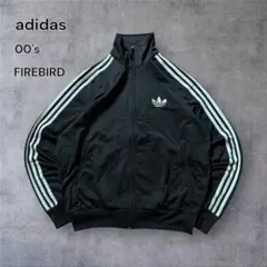 1568】00年代adidasトラックジャケット刺繍ロゴファイヤーバードジャージ