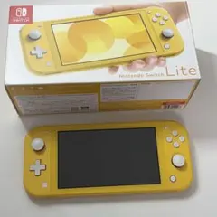 箱付き NintendoSwitch Lite 充電器 本体イエロー - メルカリ