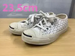 訳あり格安 ジャックパーセル レザー メッシュ スニーカー 23.5cmのサムネイル