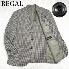 極美品 REGAL リーガル ギンガムチェック テーラードジャケット BE6のサムネイル