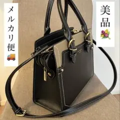 アンドシュエット andchouette 黒 ハンドバッグ 美品