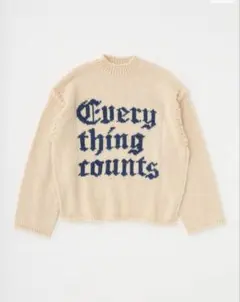 MOUSSY オーバーサイズセーター クリーム色