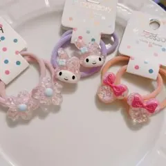 ヘアゴム　6本　キラキラ　ベビー　キッズ　こども　赤ちゃん　可愛い　髪ゴム…