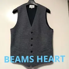 BEAMS HEART　千鳥柄　ベスト　ジレのサムネイル