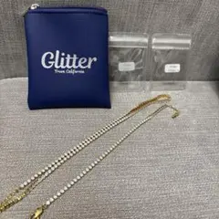 テニスネックレス ストーン シルバーカラー 60cm Glitter - メルカリ