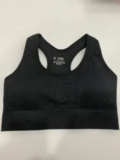 黒 メッシュ スポーツブラ Mサイズ
