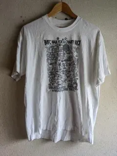 90s グッドレギュラー　tシャツ　ホワイト　夢は叶う　半袖　アート　古着　白