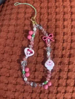 キャラクター ストラップ ピンク