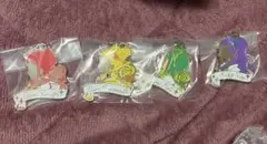 プリキュア　一番くじ　F賞　シルエットメタルチャーム　4点セット