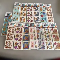 くまのプーさん　14枚　サンディライオン ステッカー　シール　おまけ付き
