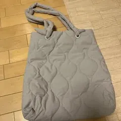 SHOO・LA・RUE キルティングトートバッグ グレー