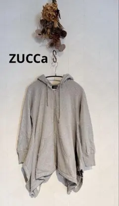 ZUCCa　デザイン裏毛パーカー