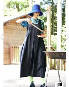 ナゴンスタンス ワンピース・ポケット付き・ナイロン docking dress（470HS433－0190