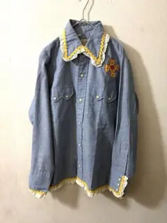 80’s dickies 白タグシャンブレーシャツmade in USA ペンキ 80's dickies 白タグシャンブレーシャツmade in USA ペンキ - メルカリ