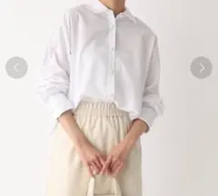 OPAQUE.CLIPパール調ボタンシャツ