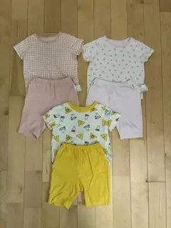 UNIQLO 半袖パジャマ　3着セット　80㎝