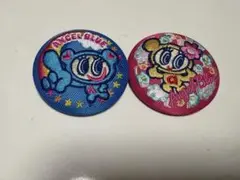 ナルミヤ　刺繍缶バッジ　ナカムラくん　エンジェルブルー